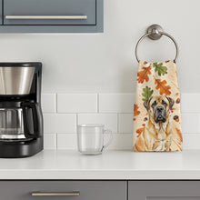Load image into Gallery viewer, Fawn English Mastiff Heirloom Fall Kitchen Towel