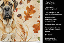 Load image into Gallery viewer, Fawn English Mastiff Heirloom Fall Kitchen Towel
