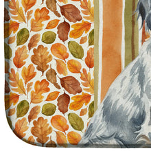 Load image into Gallery viewer, Blue Belton English Setter Heirloom Fall Dish Drying Mat