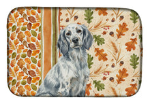 Load image into Gallery viewer, Blue Belton English Setter Heirloom Fall Dish Drying Mat