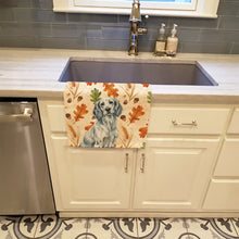 Load image into Gallery viewer, Blue Belton English Setter Heirloom Fall Kitchen Towel