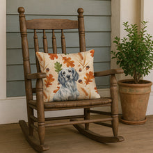 Load image into Gallery viewer, Blue Belton English Setter Heirloom Fall Throw Pillow