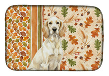 Load image into Gallery viewer, Lemon Belton English Setter Heirloom Fall Dish Drying Mat