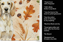 Load image into Gallery viewer, Lemon Belton English Setter Heirloom Fall Kitchen Towel