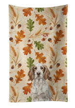 Load image into Gallery viewer, Liver Belton English Setter Heirloom Fall Kitchen Towel