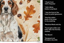 Load image into Gallery viewer, Tricolor English Setter Heirloom Fall Kitchen Towel