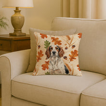 Load image into Gallery viewer, Tricolor English Setter Heirloom Fall Throw Pillow