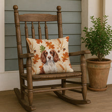 Load image into Gallery viewer, Liver and White English Springer Spaniel Heirloom Fall Throw Pillow