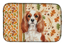 Load image into Gallery viewer, Blenheim English Toy Spaniel Heirloom Fall Dish Drying Mat