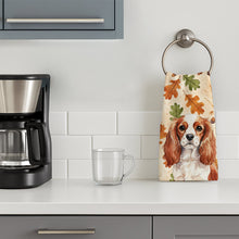 Load image into Gallery viewer, Blenheim English Toy Spaniel Heirloom Fall Kitchen Towel