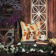 Load image into Gallery viewer, Blenheim English Toy Spaniel Heirloom Fall Throw Pillow