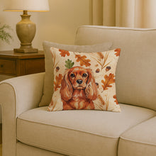 Load image into Gallery viewer, Ruby English Toy Spaniel Heirloom Fall Throw Pillow