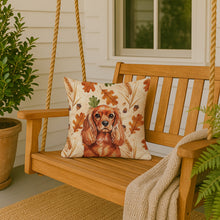 Load image into Gallery viewer, Ruby English Toy Spaniel Heirloom Fall Throw Pillow