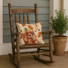 Load image into Gallery viewer, Ruby English Toy Spaniel Heirloom Fall Throw Pillow
