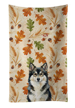 Load image into Gallery viewer, Finnish Lapphund Heirloom Fall Kitchen Towel