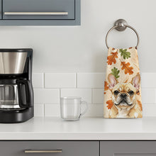 Load image into Gallery viewer, Fawn French Bulldog Heirloom Fall Kitchen Towel