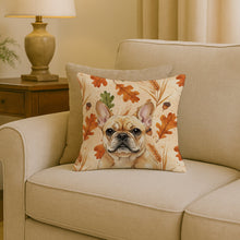 Load image into Gallery viewer, Fawn French Bulldog Heirloom Fall Throw Pillow