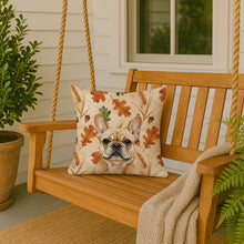 Load image into Gallery viewer, Fawn French Bulldog Heirloom Fall Throw Pillow