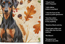 Load image into Gallery viewer, German Pinscher Heirloom Fall Kitchen Towel