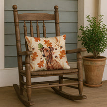 Load image into Gallery viewer, Red German Pinscher Heirloom Fall Throw Pillow