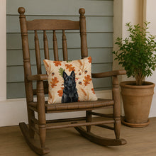Load image into Gallery viewer, Black German Shepherd Heirloom Fall Throw Pillow