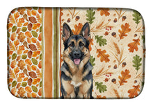 Load image into Gallery viewer, German Shepherd Heirloom Fall Dish Drying Mat
