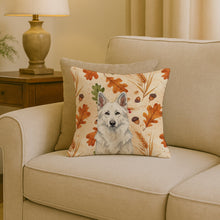 Load image into Gallery viewer, White German Shepherd Heirloom Fall Throw Pillow