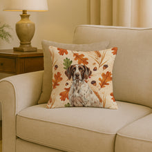 Load image into Gallery viewer, German Shorthaired Pointer Heirloom Fall Throw Pillow