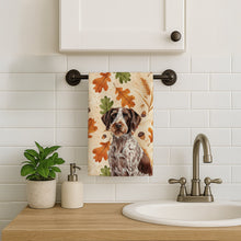 Load image into Gallery viewer, Roan German Wirehaired Pointer Heirloom Fall Kitchen Towel