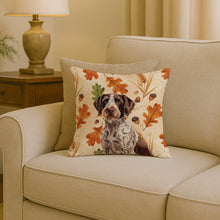 Load image into Gallery viewer, Roan German Wirehaired Pointer Heirloom Fall Throw Pillow