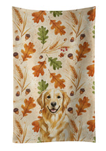Load image into Gallery viewer, Golden Retriever Heirloom Fall Kitchen Towel