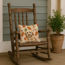 Load image into Gallery viewer, Goldendoodle Heirloom Fall Throw Pillow