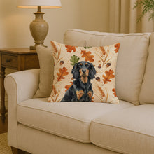 Load image into Gallery viewer, Gordon Setter Heirloom Fall Throw Pillow