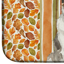 Load image into Gallery viewer, Badger Great Pyrenees Heirloom Fall Dish Drying Mat