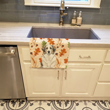 Load image into Gallery viewer, Badger Great Pyrenees Heirloom Fall Kitchen Towel