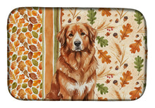 Load image into Gallery viewer, Reddish Brown Great Pyrenees Heirloom Fall Dish Drying Mat