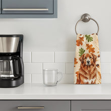 Load image into Gallery viewer, Reddish Brown Great Pyrenees Heirloom Fall Kitchen Towel