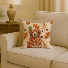 Load image into Gallery viewer, Reddish Brown Great Pyrenees Heirloom Fall Throw Pillow