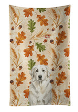 Load image into Gallery viewer, White Great Pyrenees Heirloom Fall Kitchen Towel