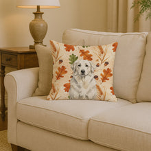Load image into Gallery viewer, White Great Pyrenees Heirloom Fall Throw Pillow