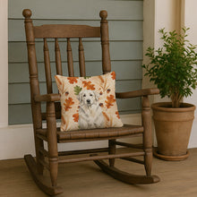 Load image into Gallery viewer, White Great Pyrenees Heirloom Fall Throw Pillow