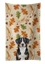Load image into Gallery viewer, Greater Swiss Mountain Dog Heirloom Fall Kitchen Towel