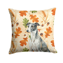 Load image into Gallery viewer, Black and White Greyhound Heirloom Fall Throw Pillow