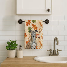 Load image into Gallery viewer, Brindle Greyhound Heirloom Fall Kitchen Towel