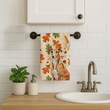 Load image into Gallery viewer, Red Greyhound Heirloom Fall Kitchen Towel