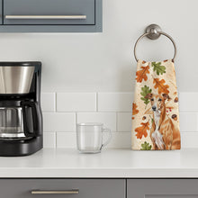 Load image into Gallery viewer, Red Greyhound Heirloom Fall Kitchen Towel