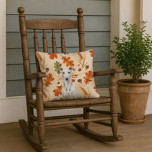 Load image into Gallery viewer, White Greyhound Heirloom Fall Throw Pillow