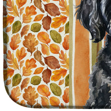 Load image into Gallery viewer, Black Havanese Heirloom Fall Dish Drying Mat