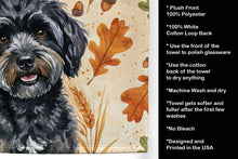 Load image into Gallery viewer, Black Havanese Heirloom Fall Kitchen Towel