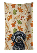 Load image into Gallery viewer, Black Havanese Heirloom Fall Kitchen Towel